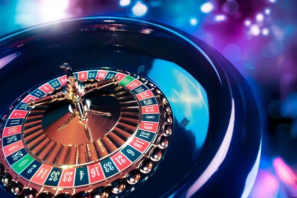 Roulette wheel spinning at Boom City live studio on sisil 4d